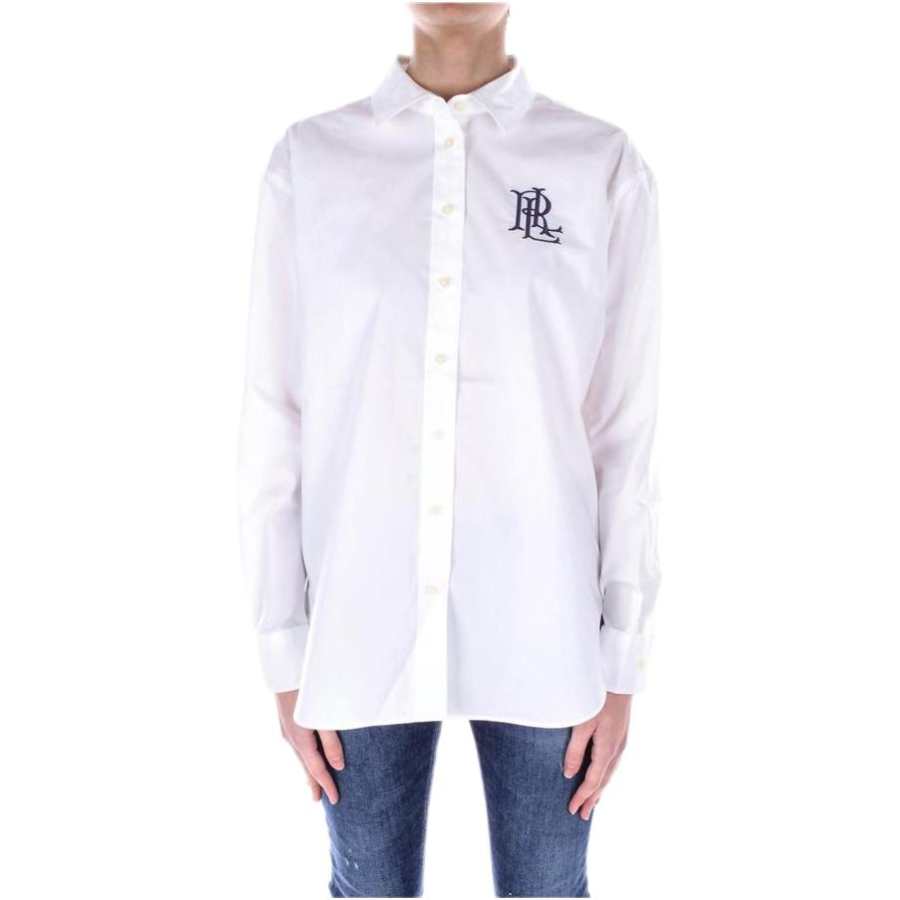 Polo Ralph Lauren Logo Embroidered Curved Hem Shirt