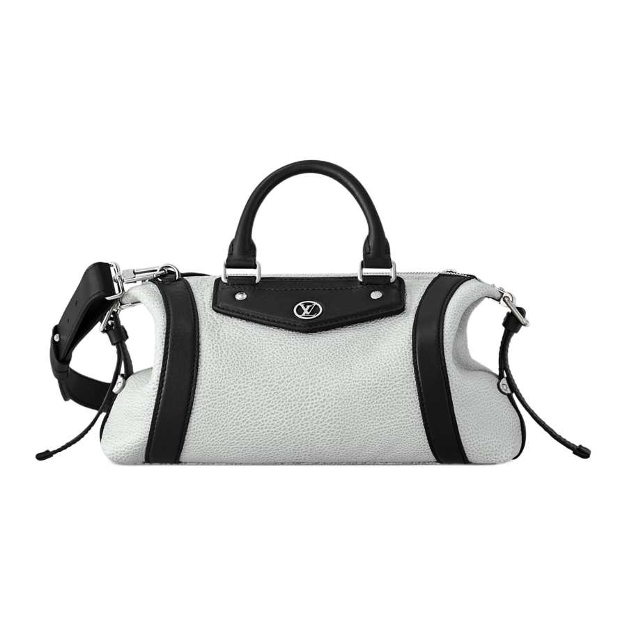 LOUIS VUITTON BIKER Lambskin Shoulder Bag, Crossbody Bag, Handbag Small Women's Cloud Gray