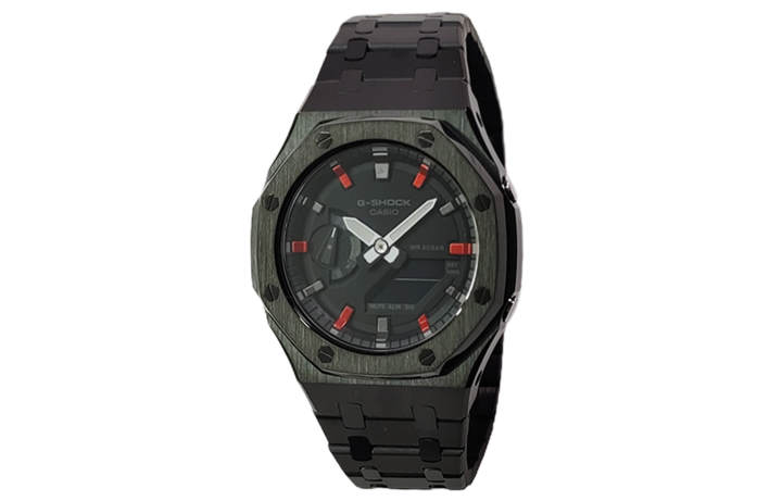 CASIO CASIO Custom Collection Quartz Movement Stainless Steel Strap Watch Men's Watches Black Dial