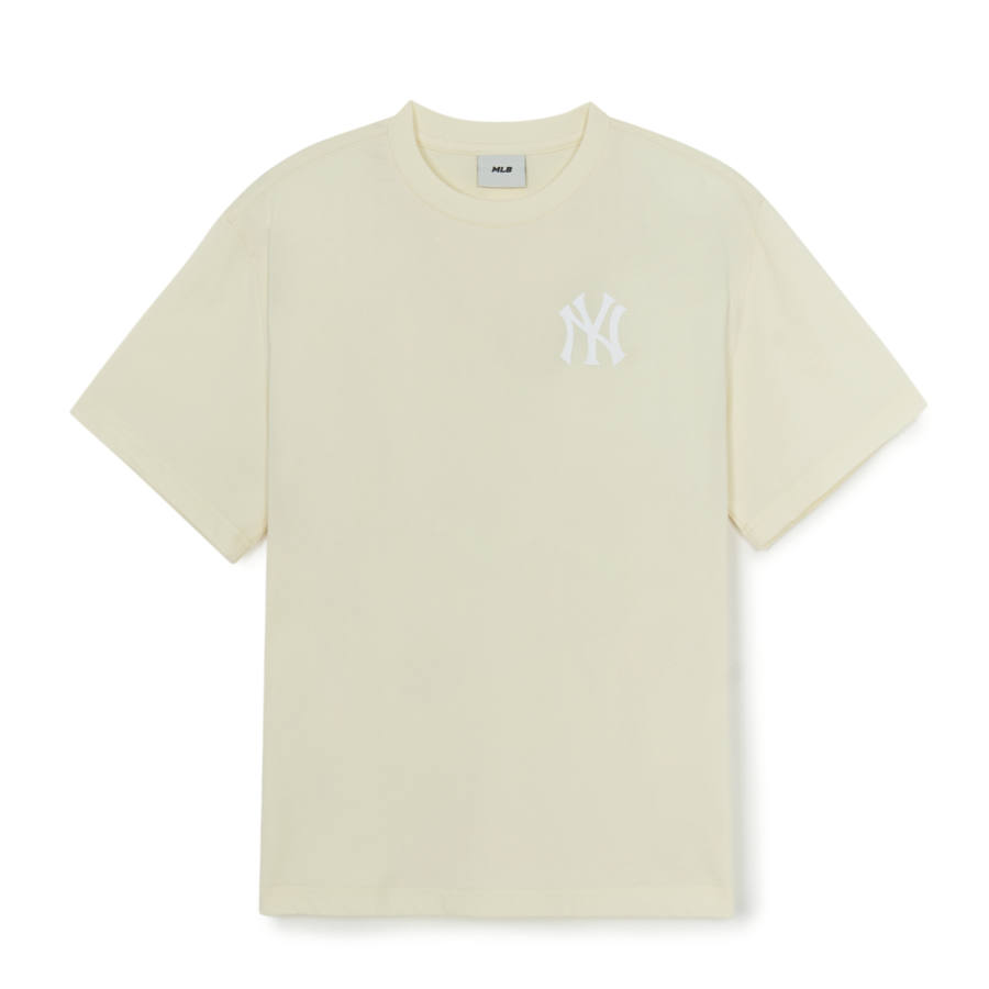 MLB KIDS BASIC New York Yankees T Shirt Light Yellow Children Aged 3 7 Years Old