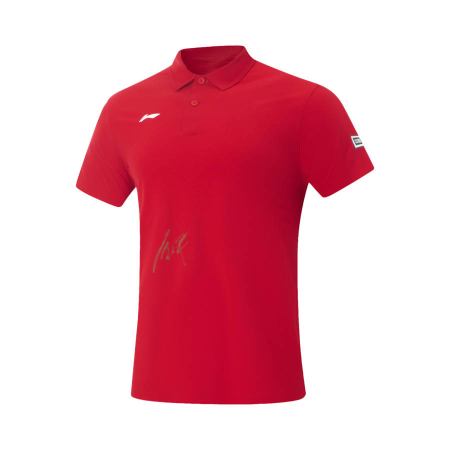 Li-Ning Li Ning Qingmu Polo Shirt Men's Bull Red