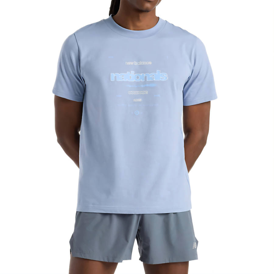 New Balance New Balance NBNationals T Shirt Men's Blue
