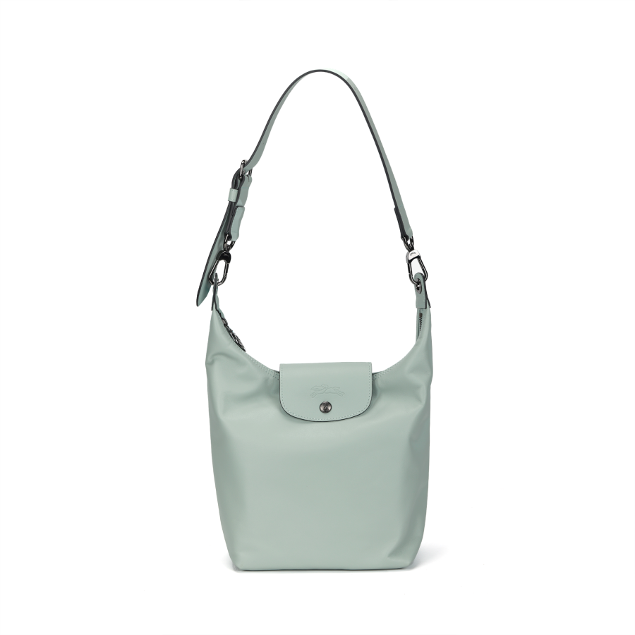 LONGCHAMP Le Pliage Xtra Cow Leather Shoulder Bag Medium Women's Jadeite Green