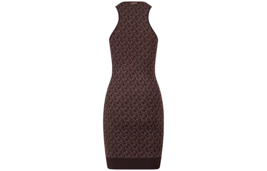 MICHAEL KORS 【Best of: PromotionsPrevious Season】logo-jacquard knitted mini dress