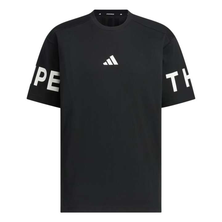 Adidas Adidas WORDING SS25 Pack T Shirt Men's Black