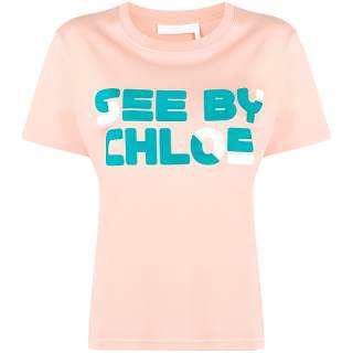 See By Chloe See By Chloé Logo print Cotton T shirt