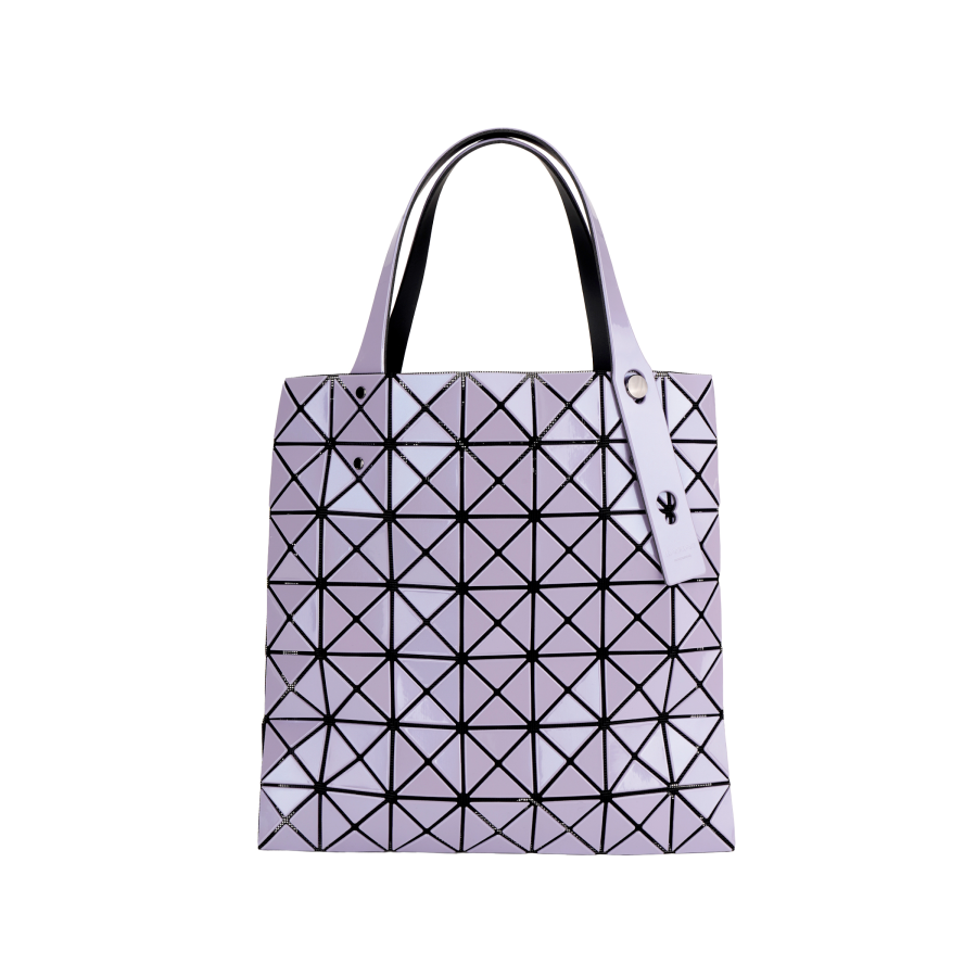 ISSEY MIYAKE Prism Polyvinyl Chloride Resin Tote Bag, Shopping Bag, Shoulder Bag, Handbag Women's Purple