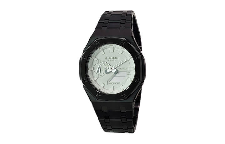 CASIO CASIO Custom Collection Quartz Movement Stainless Steel Strap Watch Men's Watches White Dial