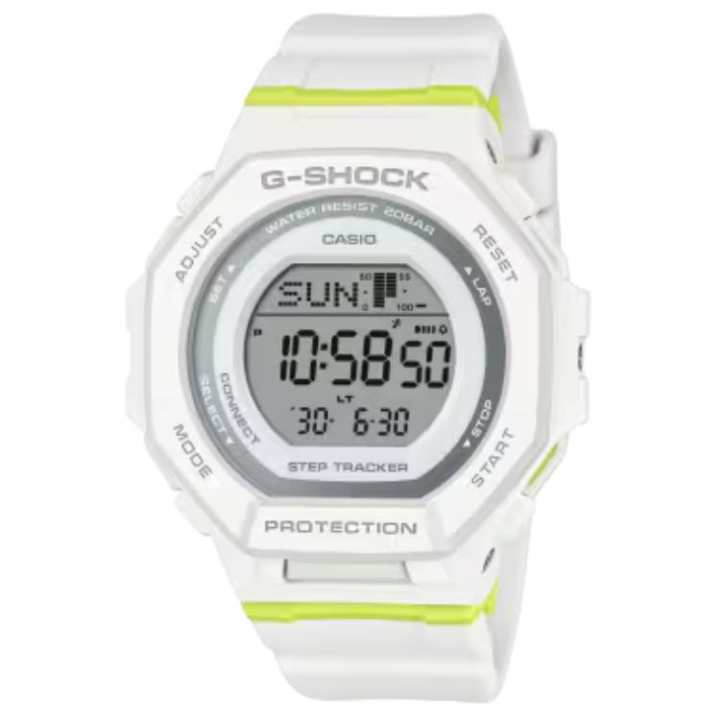 CASIO CASIO G SHOCK System 200m Waterproof Quartz Movement Resin Strap Watch Women's Watch Gray Dial