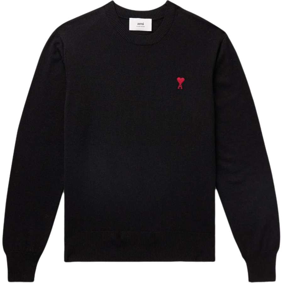 Amiparis Paris Logo Embroidered Crewneck Jumper