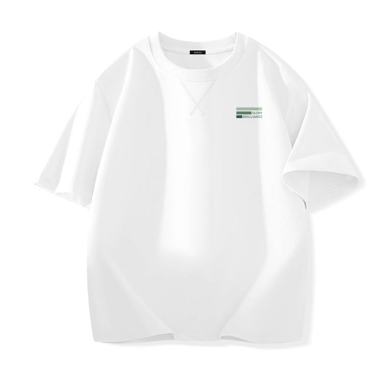 MINISO T Shirts Unisex Crew Neck Moderate Straight Fit