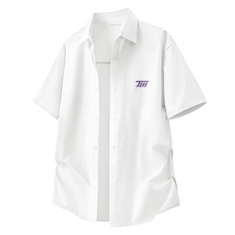 Tonlion Shirts Unisex Lapel Moderate