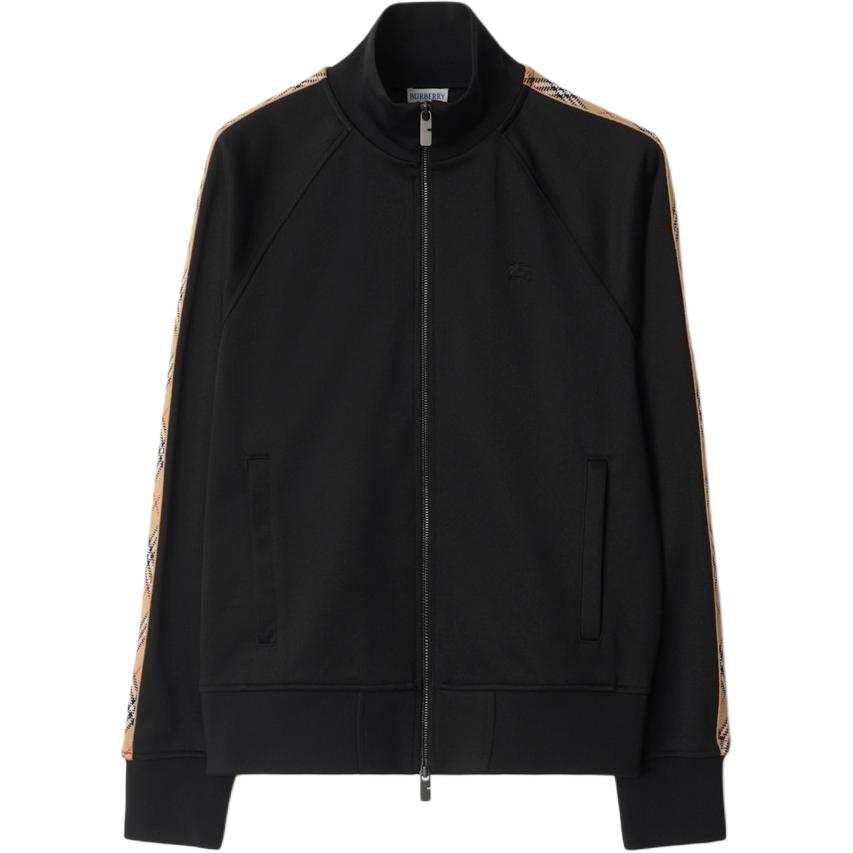 Burberry Burberry checked-trim sweatshirt