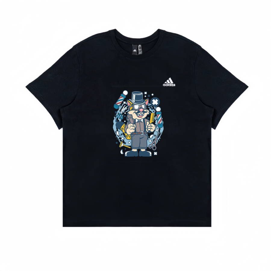 Adidas Adidas T Shirts Unisex Black Crew Neck Straight Fit