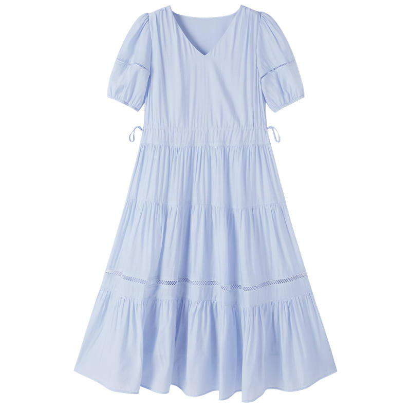 XIANGYING Short Sleeved Dress Women's