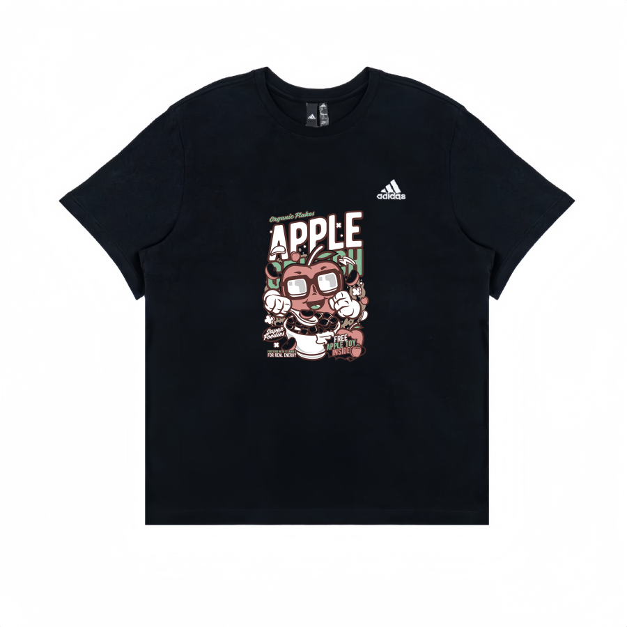 Adidas Adidas T Shirts Unisex Black Crew Neck Straight Fit