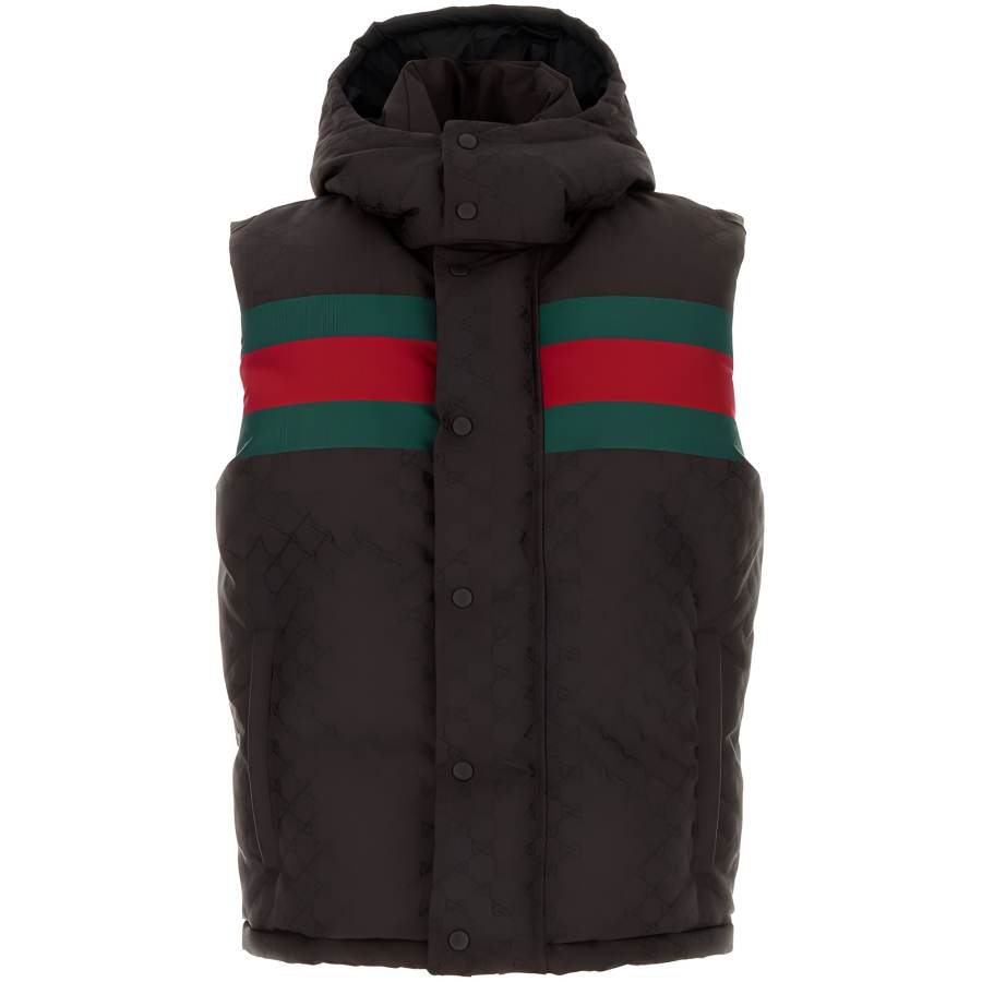 GUCCI Gg Printed Padded Gilet