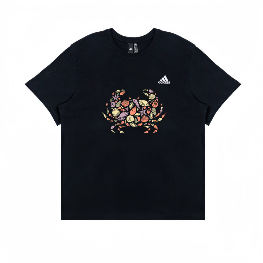 Adidas Adidas T Shirts Unisex Black Crew Neck Straight Fit