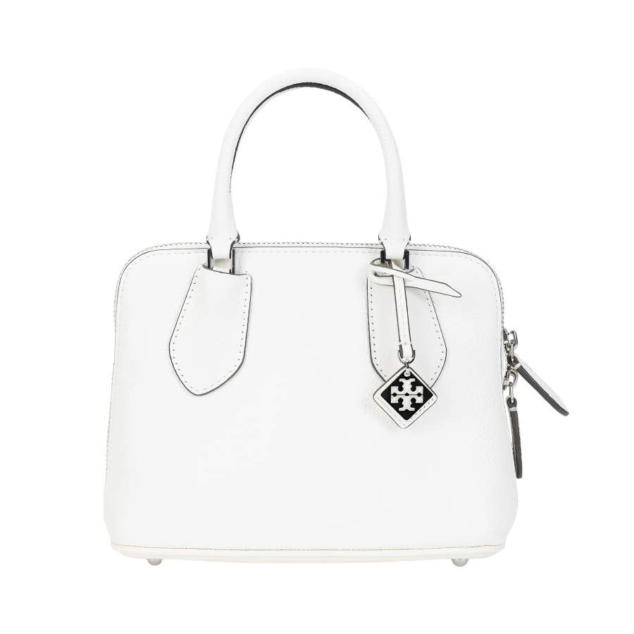 TORY BURCH Cow Leather Shoulder Bag, Crossbody Bag, Handbag Mini Women's White