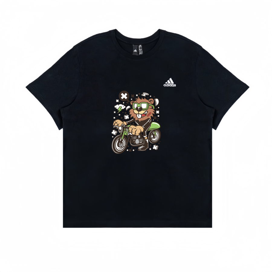 Adidas Adidas T Shirts Unisex Black Crew Neck Straight Fit