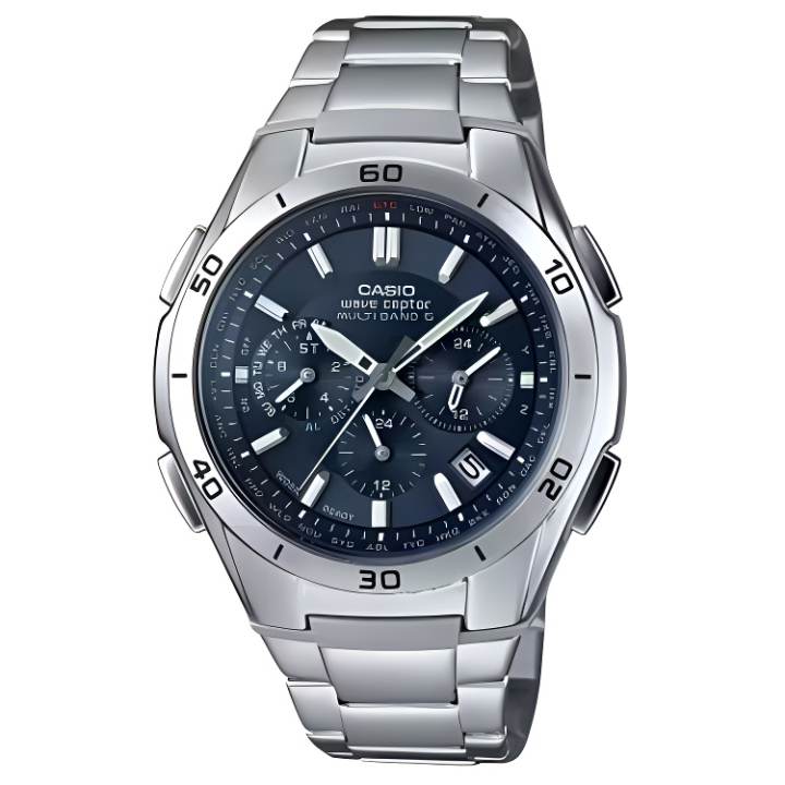 CASIO CASIO Solar Quartz Movement Resin Strap Watch Men's Watches Blue Dial