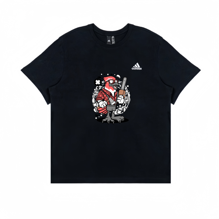 Adidas Adidas T Shirts Unisex Black Crew Neck Moderate Straight Fit