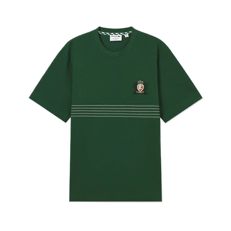 LACOSTE Lacoste embroidered badge T-shirt