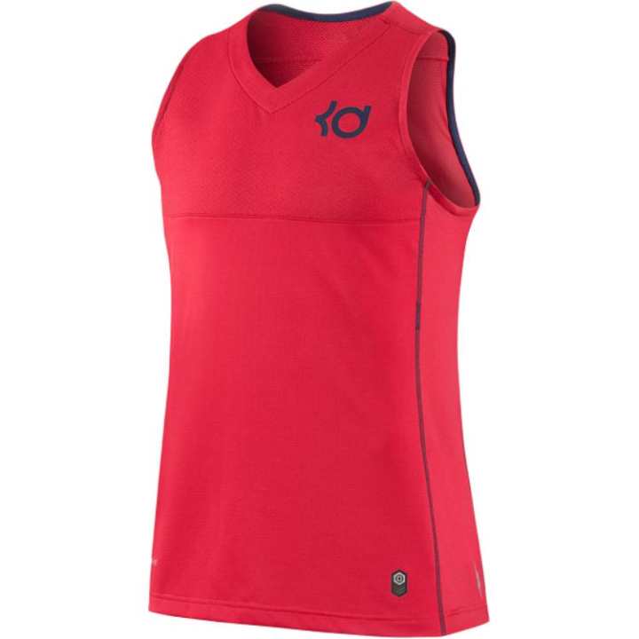 Nike Nike Tank Tops Men's Red V Neck Moderate Other