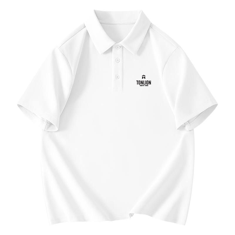 Tonlion Polo Shirts Unisex Lapel Moderate Straight Fit