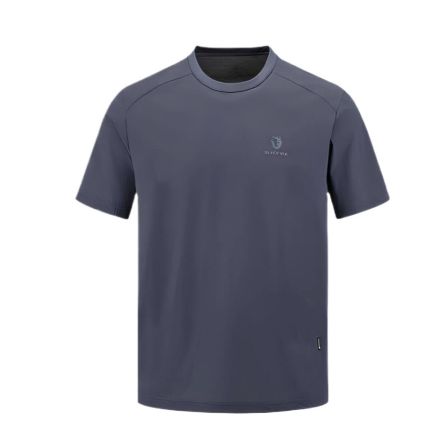 BLACK YAK DESIGNED BY MOUNTAINEERS T Shirts Men's Crew Neck Thin
