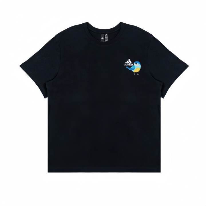 Adidas Adidas T Shirts Unisex Black Crew Neck Moderate Straight Fit