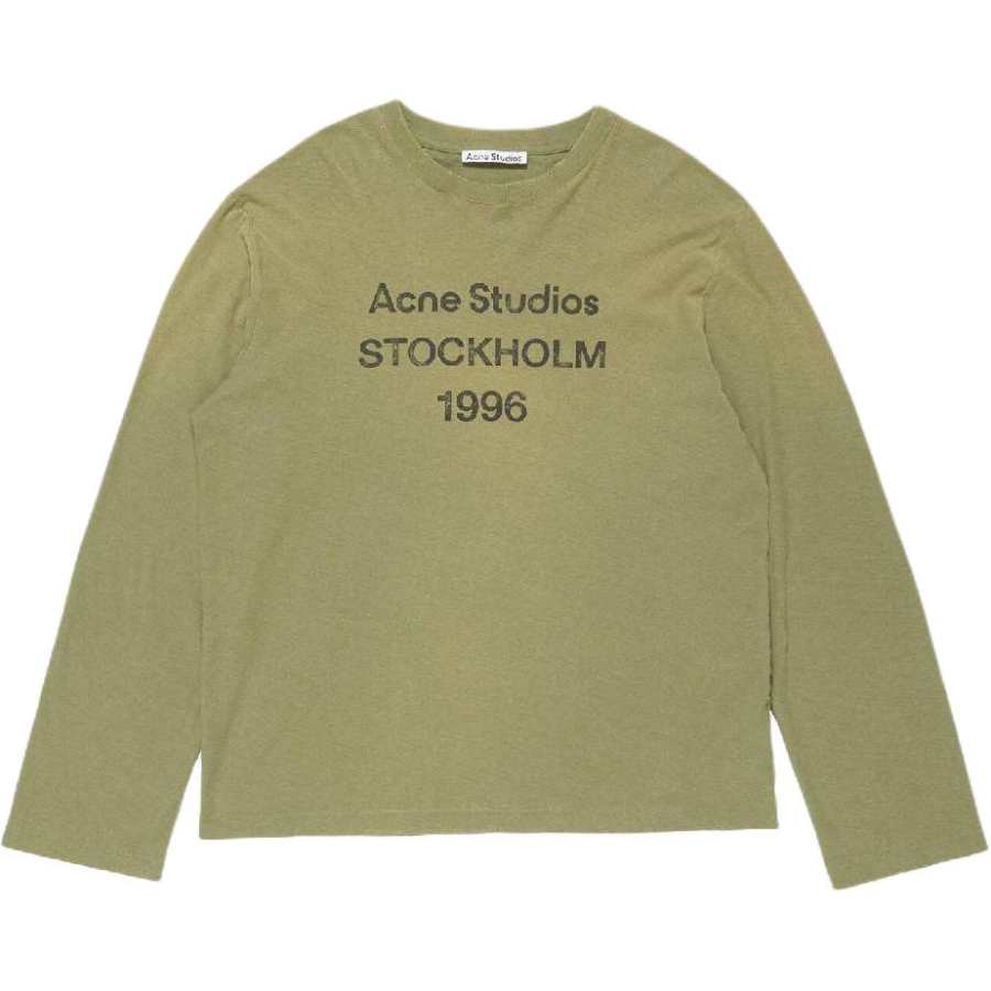 Acne Studios Acne Studios Logo Printed Crewneck T-Shirt