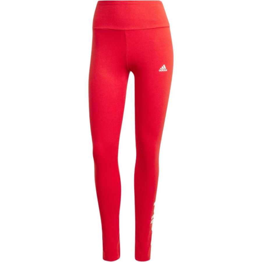 Adidas Adidas Women's Essentials High Waisted Logo Leggings Better Scarlet