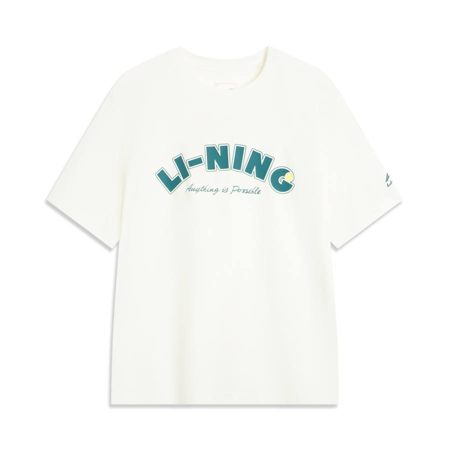 Li-Ning Li Ning Sports Trendy Collection T Shirt Men's Ivory
