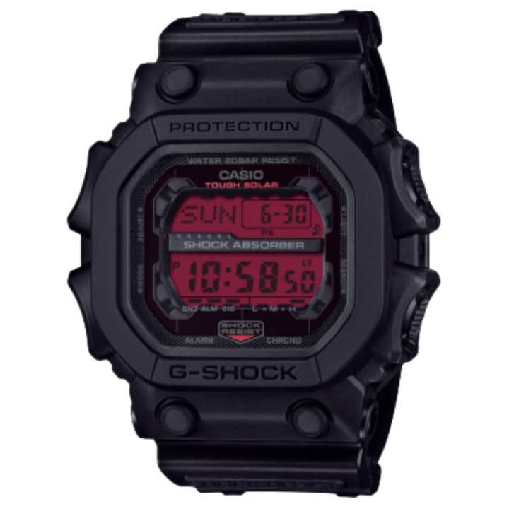 CASIO CASIO GXW GX 56 200m Waterproof Quartz Movement Resin Strap Watch Unisex Red Watch Dial