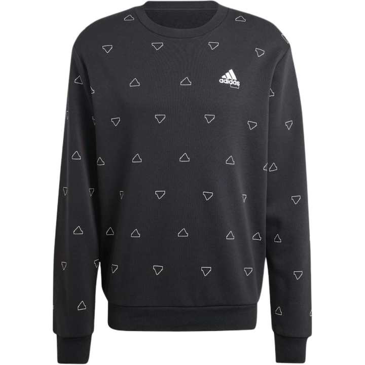 Adidas Adidas Seasonal Essentials Monogram Graphic Crew Sweatshirt