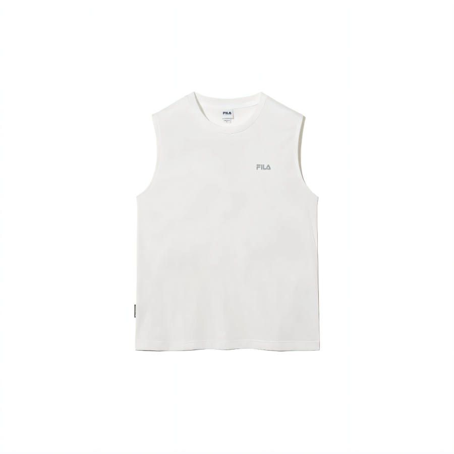 FILA T Shirts Men's White Crew Neck Moderate