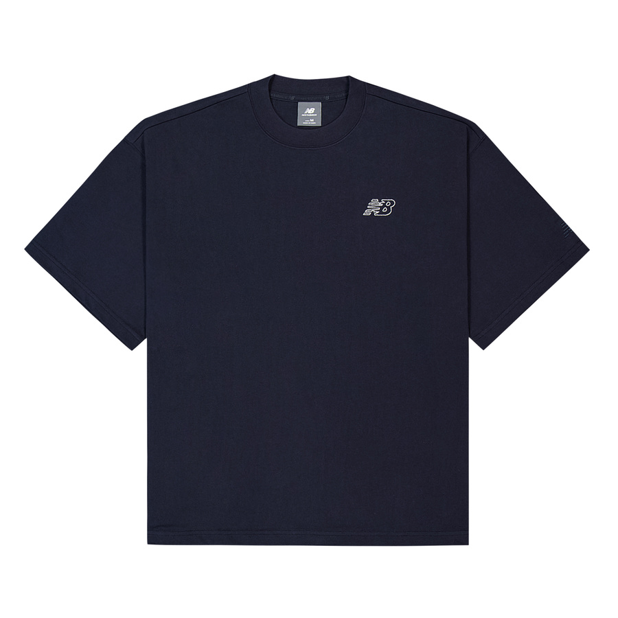 New Balance New Balance NB Grey SS25 T Shirt Men's Navy Blue