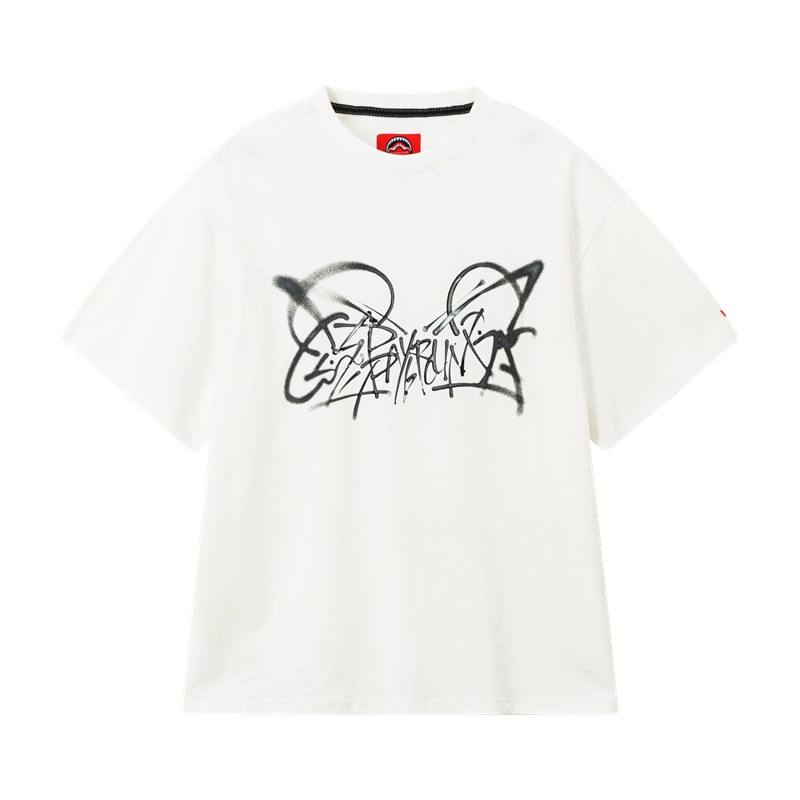 SPRAYGROUND T Shirts Women's White Crew Neck Moderate Straight Fit