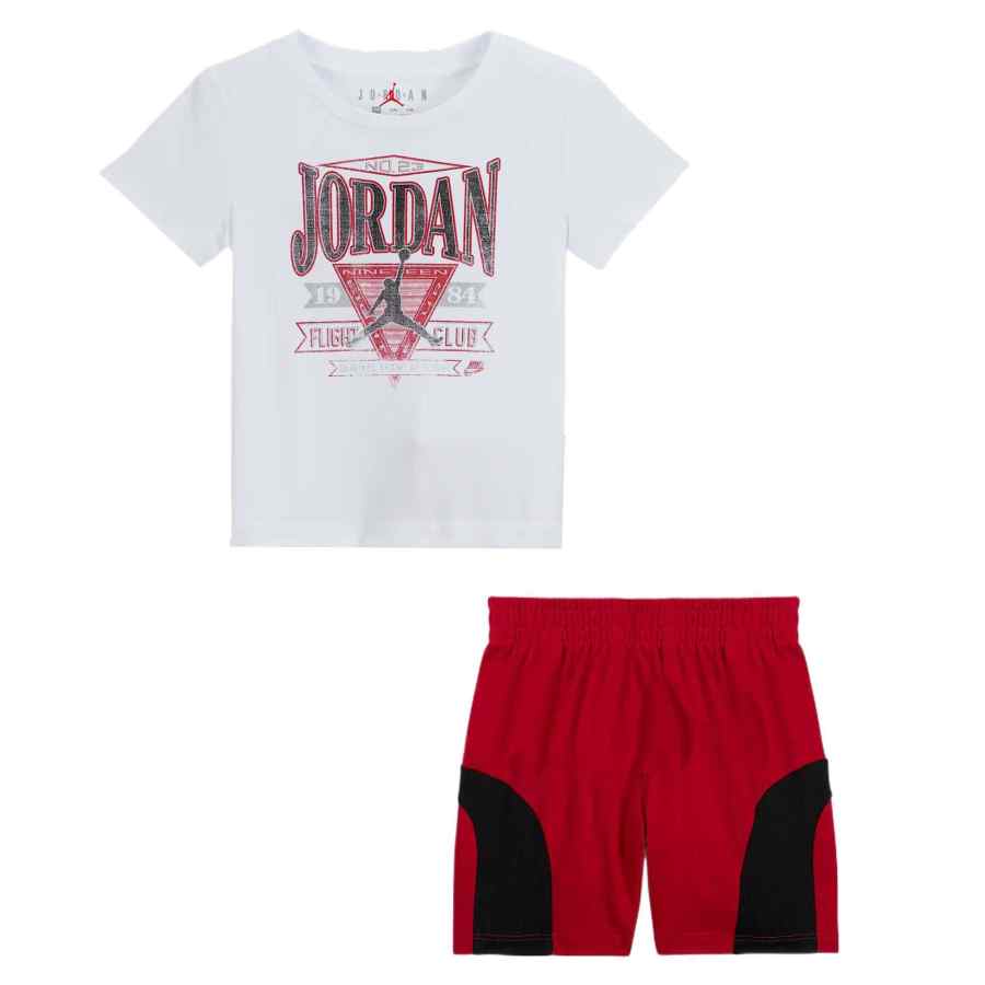 Jordan Jordan Casual Sportswear JordanBABYFlight SS25 2 Piece Set Gym Red Infant And Toddler