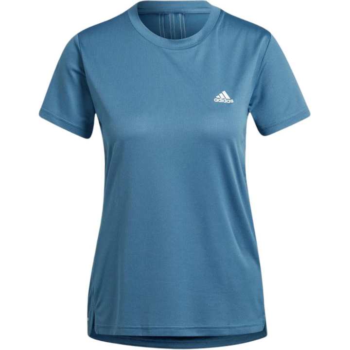 Adidas Adidas Aeroready Designed Move 3 Stripes T Shirt Altered Blue/White