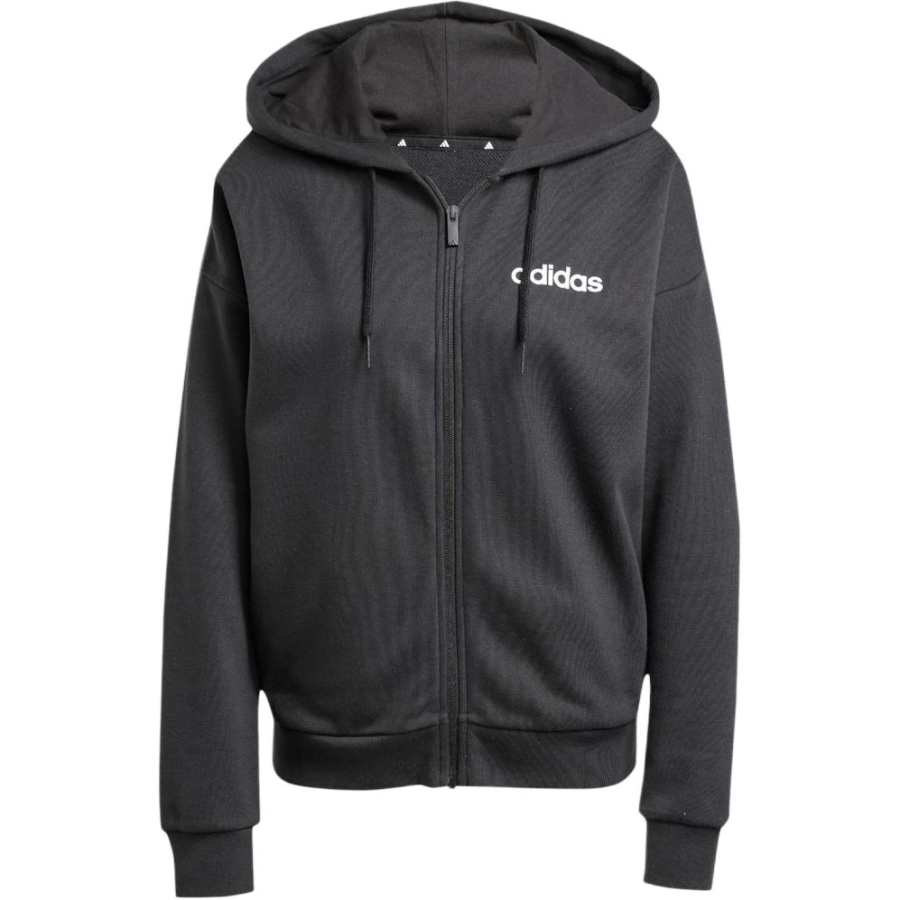 Adidas Adidas Essentials Linear Full Zip French Terry Hoodie