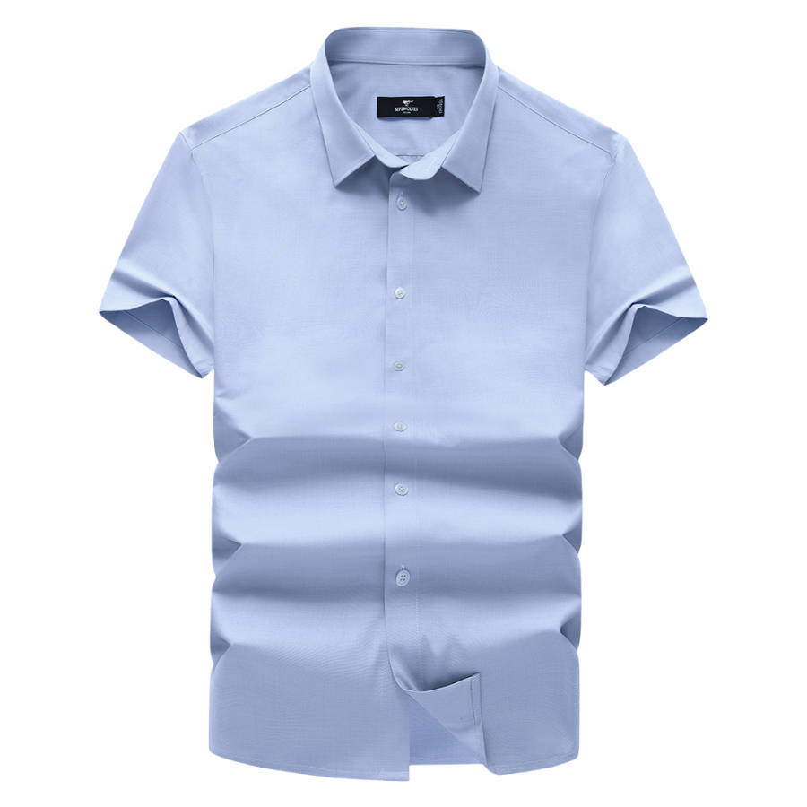 SEPTWOLVES Polo Shirts Unisex Light Blue Polo Collar Moderate Straight Fit