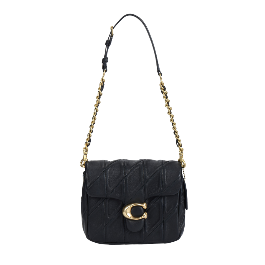 COACH Times Square Tabby Sheepskin Crossbody Bag, Shoulder Bag Small Women's Black