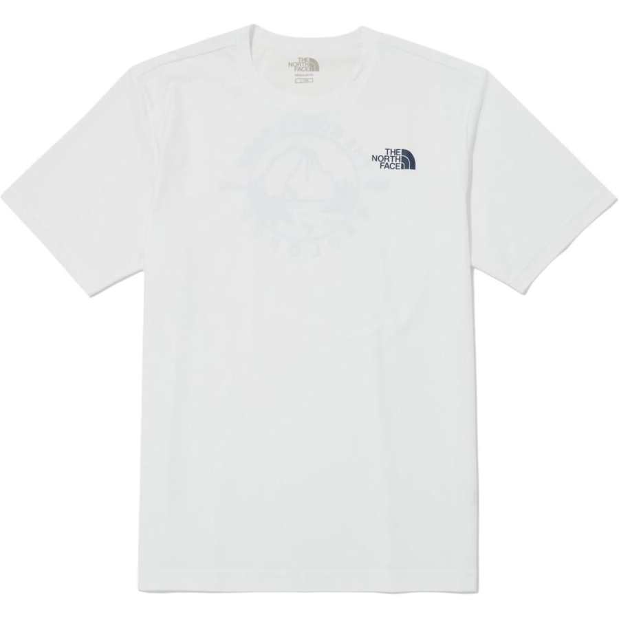 THE NORTH FACE T Shirts Unisex White Crew Neck Moderate Straight Fit