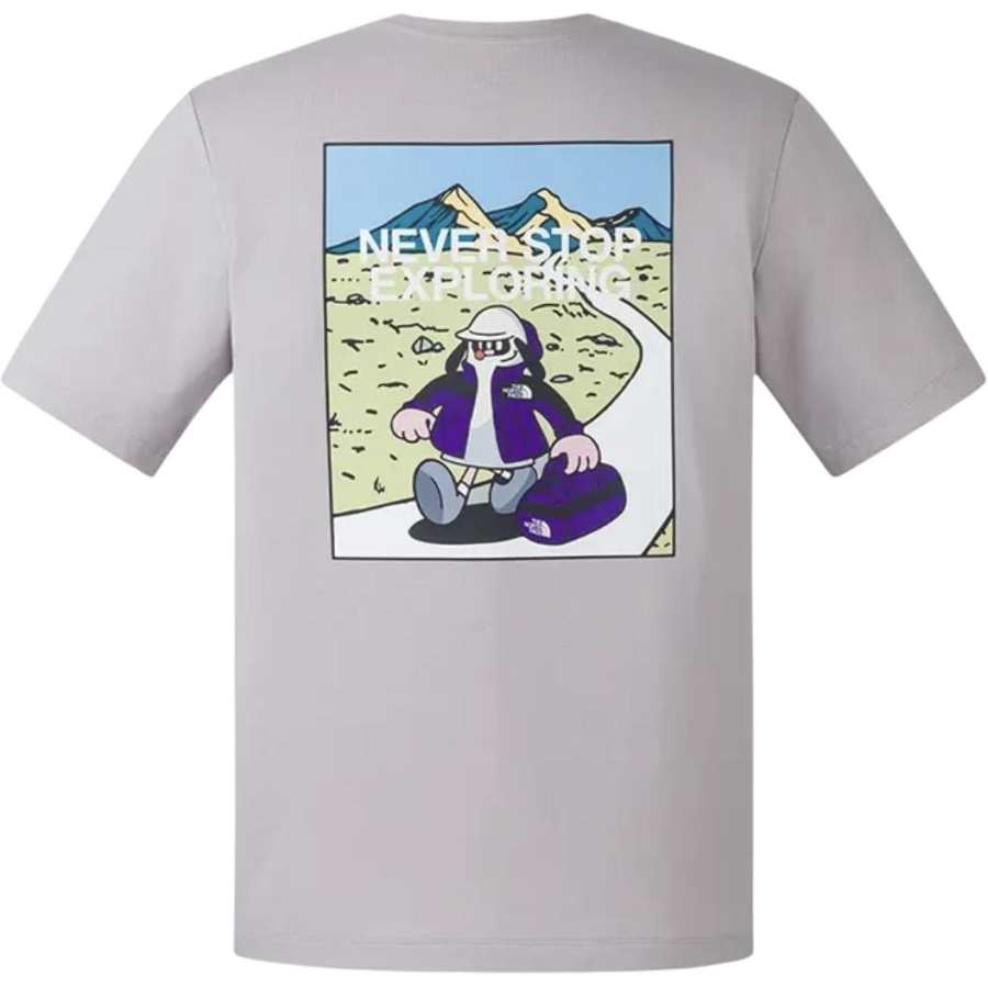 THE NORTH FACE x TDC Quick Dry T Shirts Unisex Moon Shadow Gray