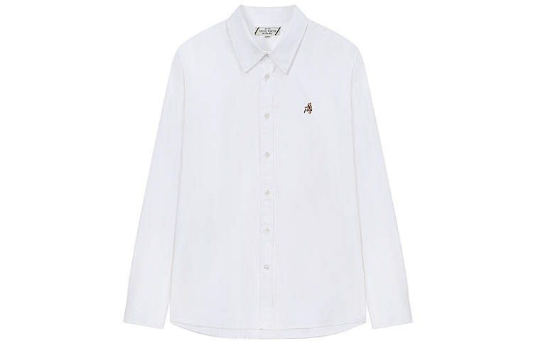 Teenie Weenie Men Shirts Unisex White Lapel Moderate Other