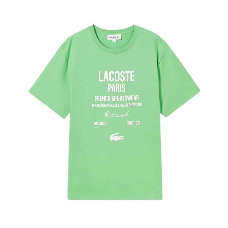 LACOSTE T Shirts Men's Crew Neck Moderate Straight Fit