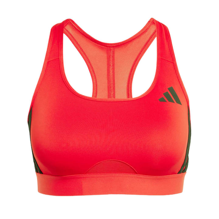 Adidas Adidas POWERREACTClimacool TRAIN BRA Sports Underwear Women's Pure Gemstone Red/Black
