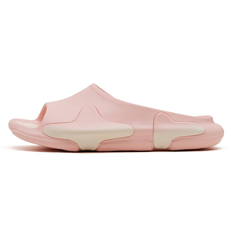 EQLZ EQUALIZER EQLZ EQUALIZER Oasis Slip Resistant Abrasion Resistant Cushioning Slide Slippers Unisex Strawberry Butter